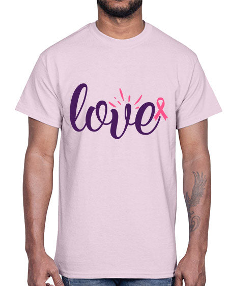 love Style 7#- breast cancer- Cotton Tee