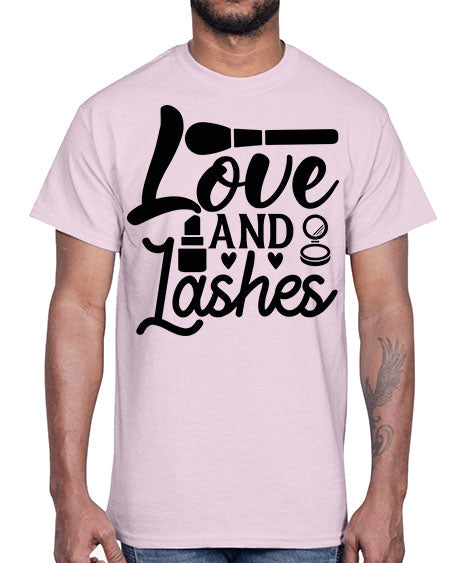 love and lashes 13#-makeup Cotton Tee