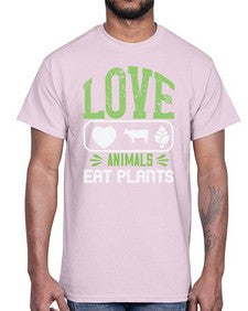 love animals eat plants 321#- vegan- Cotton Tee