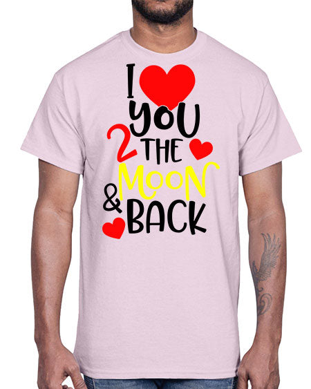 lovemoonback 3#- moon- Cotton Tee