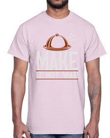 make it not war 323#- cooking- Cotton Tee