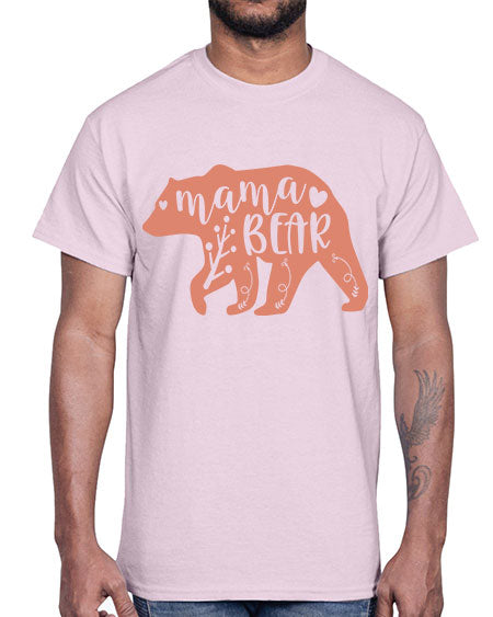 mama bear 179#- bears - animals- Cotton Tee