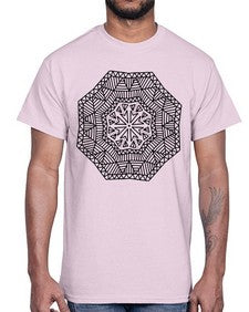 mandala 795#- mandala- Cotton Tee