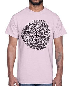mandala 802#- mandala- Cotton Tee