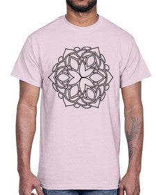 mandala 813#- mandala- Cotton Tee