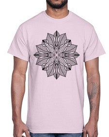 mandala 823#- mandala- Cotton Tee