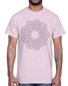 mandala 832#- mandala- Cotton Tee