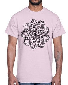mandala 883#- mandala- Cotton Tee