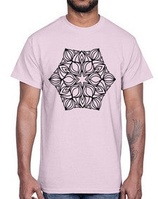 mandala 898#- mandala- Cotton Tee