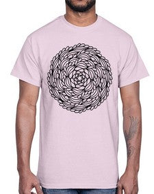 mandala 900#- mandala- Cotton Tee