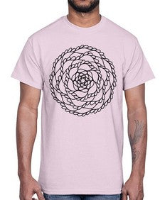 mandala 909#- mandala- Cotton Tee