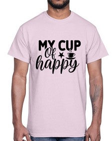 my cup of happy 1420#- tea- Cotton Tee