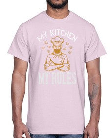 my kitchen my rules 353#- cooking- Cotton Tee