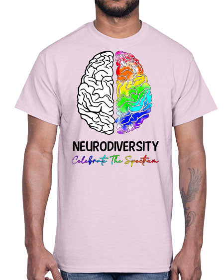 neurodiversity celebrate the specturm- autism- Cotton Tee