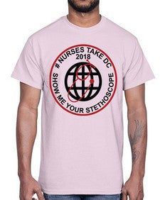 nurse takes dc design 1200#- nurse- Cotton Tee