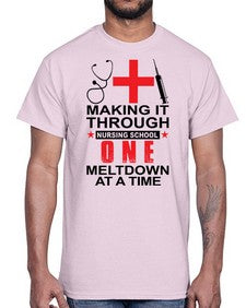 nurse tshirt png 1221#- nurse- Cotton Tee