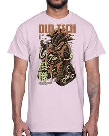 old tech 966#- art pop art- Cotton Tee