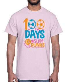 one hundred days of slam dunks 576#- one hundred days- Cotton Tee
