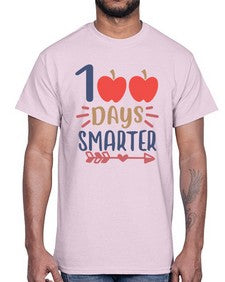 one hundred days smarterrr 582#- one hundred days- Cotton Tee