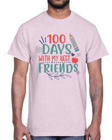 one hundred days with my best friends 587#- one hundred days- Cotton Tee