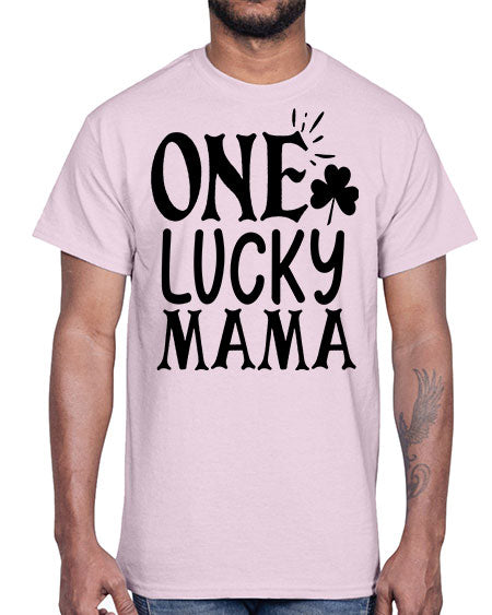 one lucky mama Style 34#- autism- Cotton Tee