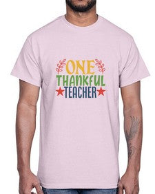 one thankful teacher Style 335#- teacher- Cotton Tee