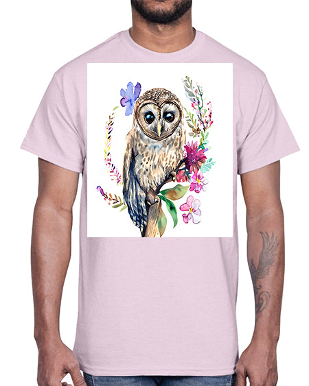 owl 12#- owl- Cotton Tee