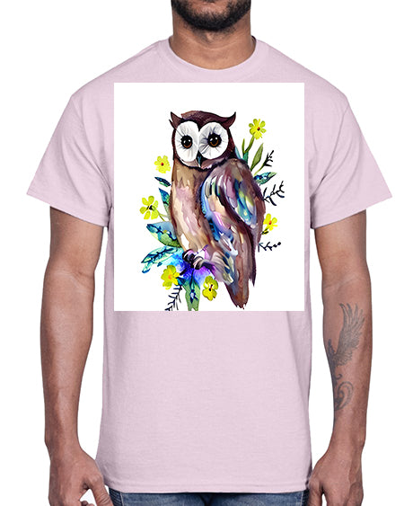owl 14#- owl- Cotton Tee
