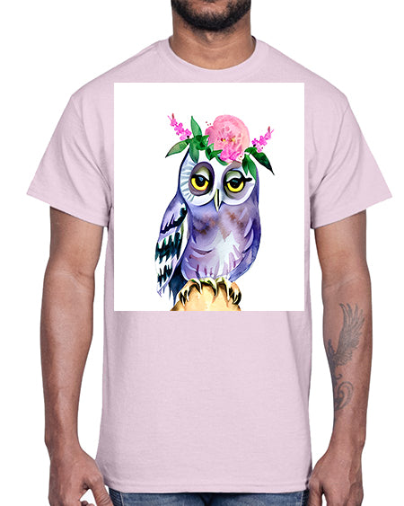 owl 15#- owl- Cotton Tee