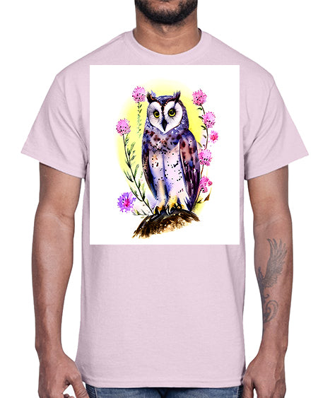owl 18#- owl- Cotton Tee
