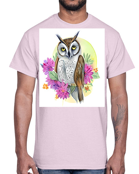 owl 24#- owl- Cotton Tee
