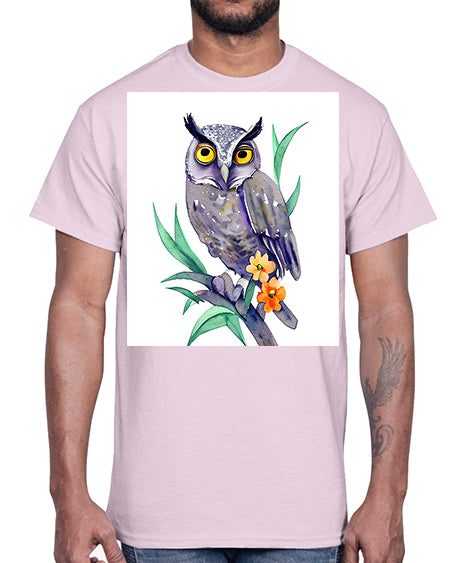 owl 28#- owl- Cotton Tee