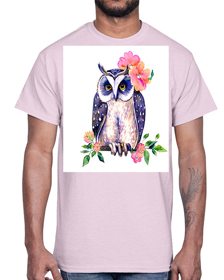 owl 2#- owl- Cotton Tee