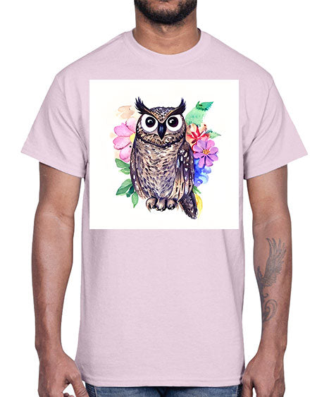 owl 3#- owl- Cotton Tee