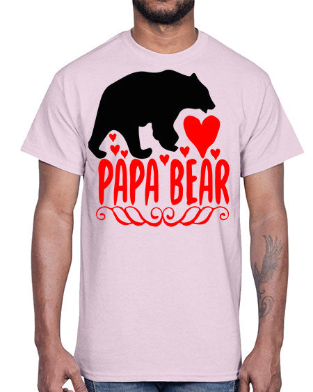 papa bear 205#- bears - animals- Cotton Tee
