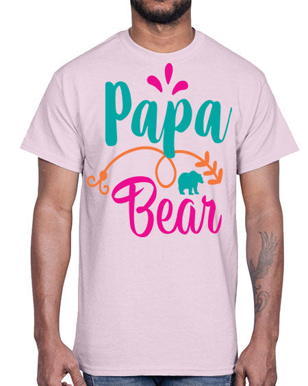 papa bear 213#- bears - animals- Cotton Tee