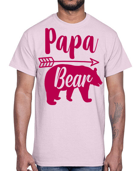 papa bear 217#- bears - animals- Cotton Tee