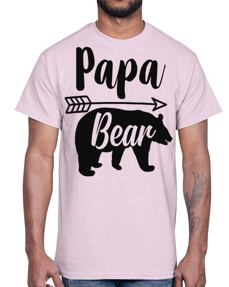 papa bear copy 221#- bears - animals- Cotton Tee