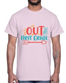 peace out first grade 623#- first grade- Cotton Tee