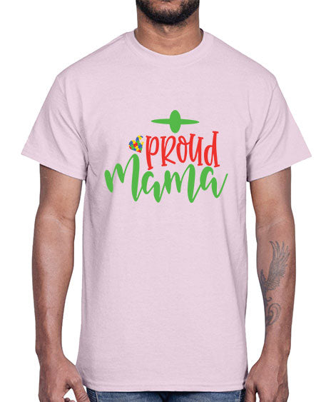 proud mama Style 38#- autism- Cotton Tee