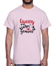 queens Are Born As Gemini 385#- gemini- Cotton Tee
