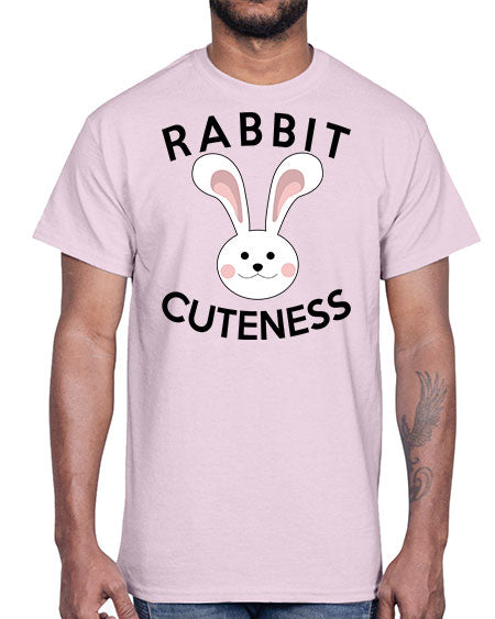 rabbit cuteness- rabbit- Cotton Tee