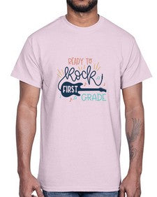 ready to rock first grade 729#- first grade- Cotton Tee