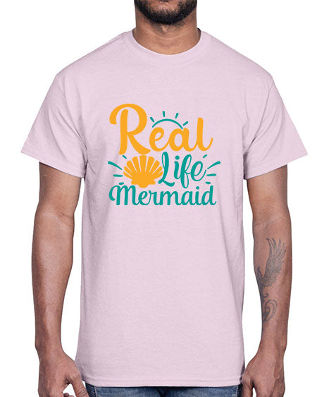 real life mermaid Style 79#- summer- Cotton Tee