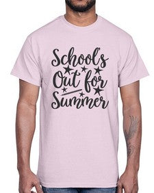 schools out for summer 803#- general school- Cotton Tee