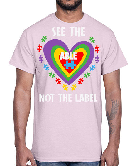 see the able not the 115#- autism- Cotton Tee