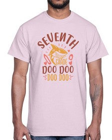 seventh grade doo doo 868#- seventh grade- Cotton Tee