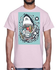 shark school 871#- general school- Cotton Tee