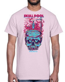 skull pool 1061#- art pop art- Cotton Tee