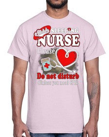 sleeping nurse 1402#- nurse- Cotton Tee